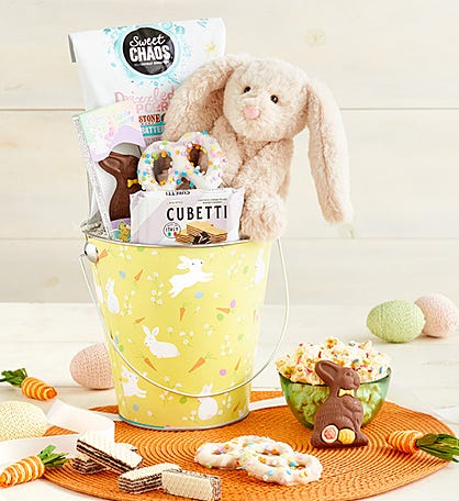 Sweet Treats Easter Basket with Bunny